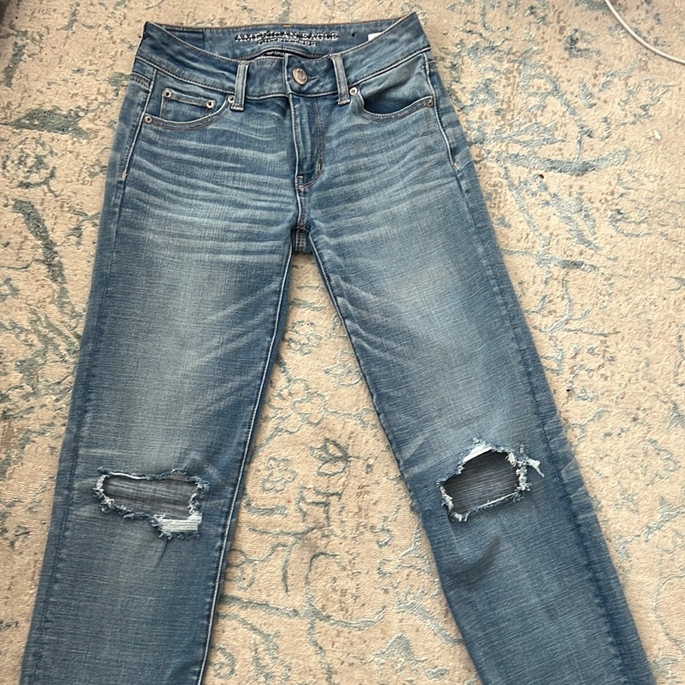 American Eagle Outfitters Super Super Stretch Low Waisted Jeans